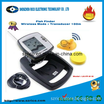 Wireess Fishfinder / Wireless Mode + Transducer 100m Fish Finder (LK-FF918)